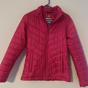 Columbia omniheat pink jacket